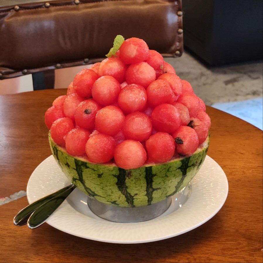Korean watermelon Bingsu