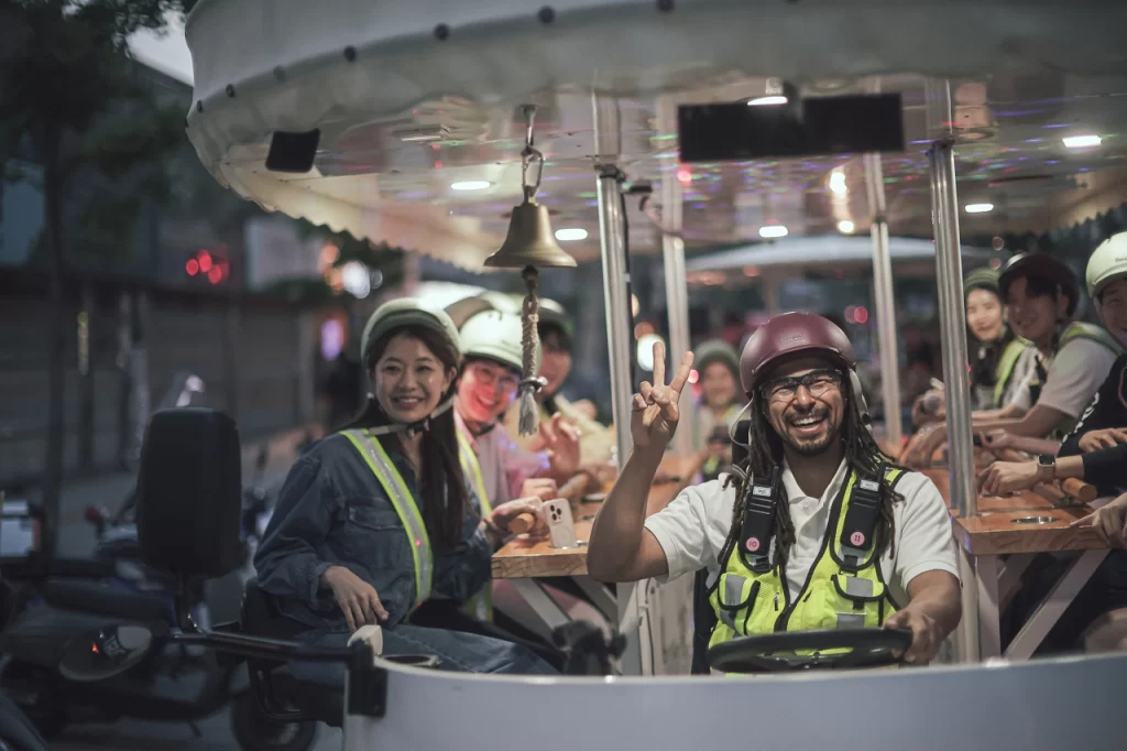 Seoul Tram night time